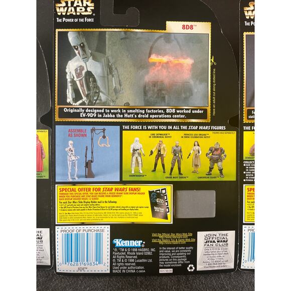 Star Wars - Power of the Force (POTF): LOT of 5 boxed-figures with freeze frame. - Picture 7 of 16